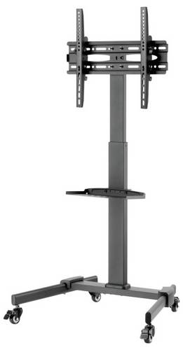 Reflecta TV Stand 55P-4040T schwarz TV-Rollwagen 81,3cm (32") - 139,7cm (55") Höhenverstellbar, Neigbar, Stand Geräteablage