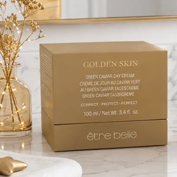 être belle Golden Skin Green Caviar Tagescreme - Limited Edition 100ml