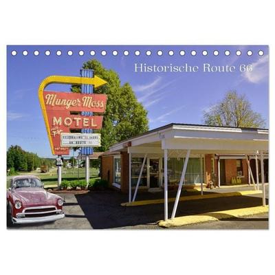 Historic Route 66 - National Scenic Byway (Tischkalender 2027 DIN A5 quer), CALVENDO Monatskalender