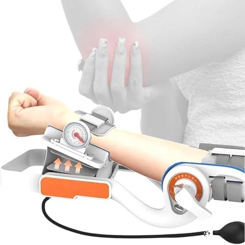 Klappbares Rehabilitationsgerät für den Ellenbogen mit Stützarmtrainer und Präzisionswinkelscheibe, einstellbar von -15° bis 150°, für Patienten mit Schlaganfall und Hemiplegie