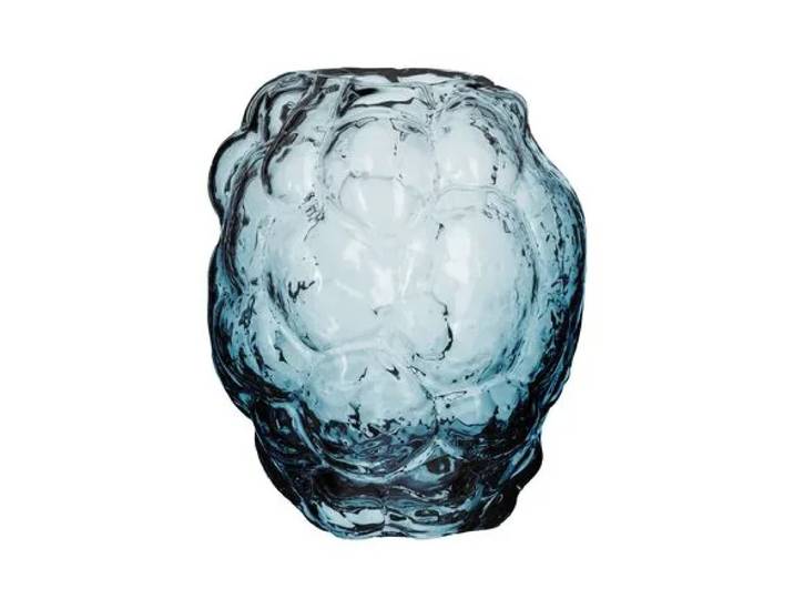 Kosta Boda Vase Moss circulaire 11,5 cm Bleu
