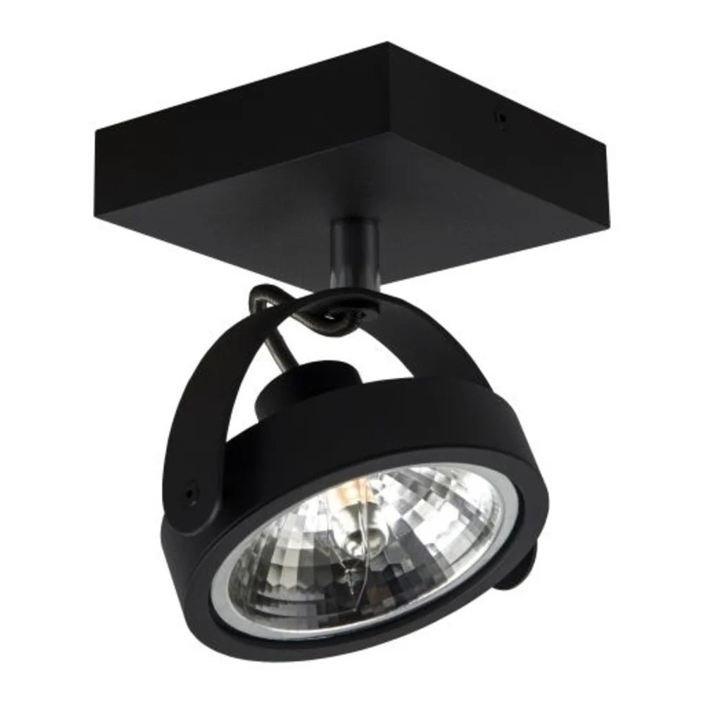 Artdelight Wajer Opbouwspot - Zwart - Modern - LED - Dimbaar