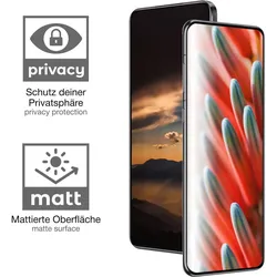 Dipos Privacy Blickschutzfolie 4-Way, Geräte Schutzfolie