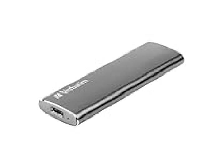 Verbatim Vx500 Disque Dur SSD Externe Portable 2 to USB 3.2 Gen 2 pour Mac, PC, Smartphone et Console de Jeu, Gris sidéral
