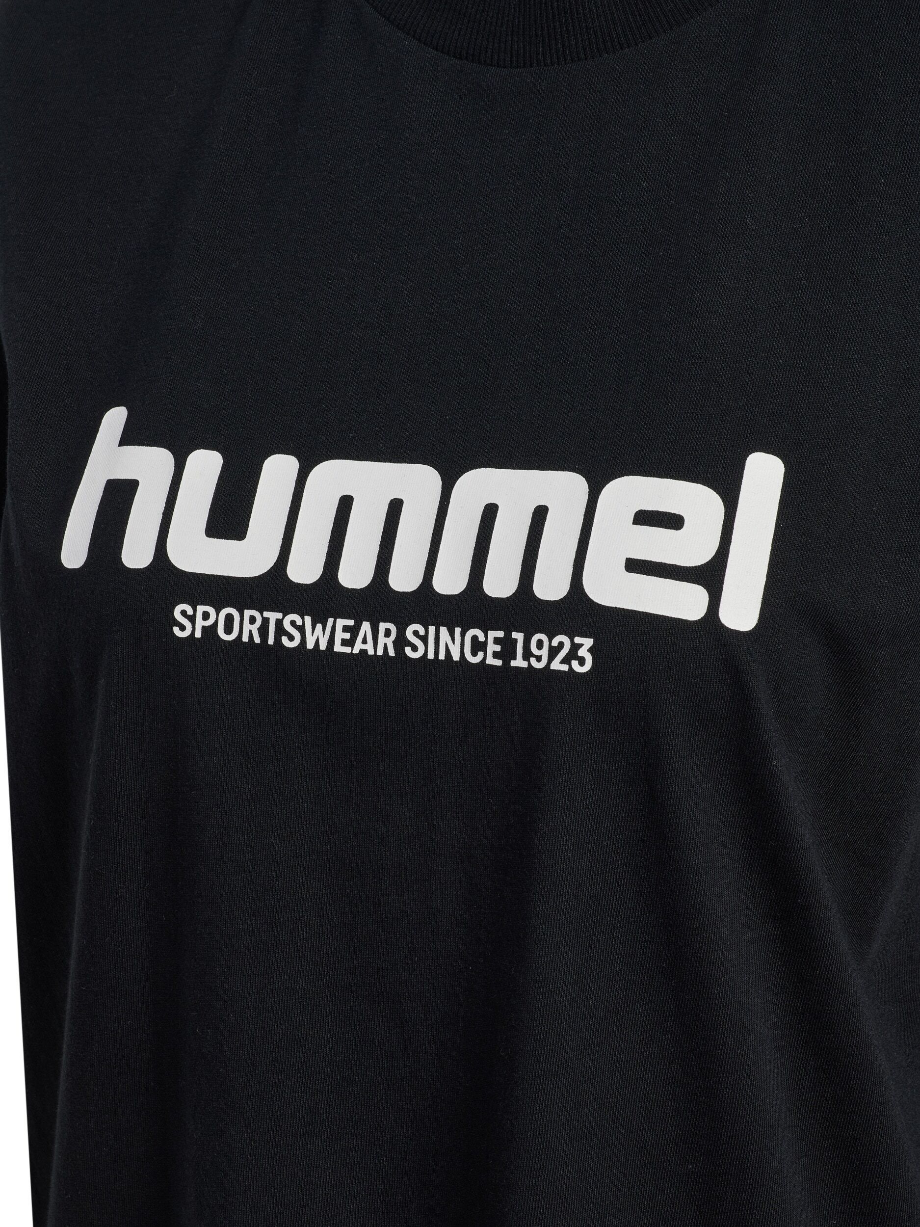 T-Shirt HUMMEL "hmlLEGACY 2.0 W T-SHIRT S/S", Damen, Gr. XS, schwarz, Jersey, Obermaterial: 100% Baumwolle, normal, Rundhals, Shirts T-Shirt, kurzärmlig, mit Rundhalsausschnitt, aus Baumwolle, normale Länge schwarz XS