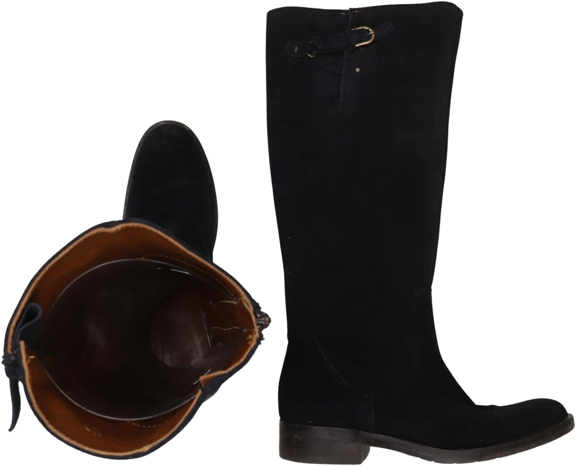 Gant Damen Stiefel, Schwarz, Gr. EU 38, Leder - Second Hand