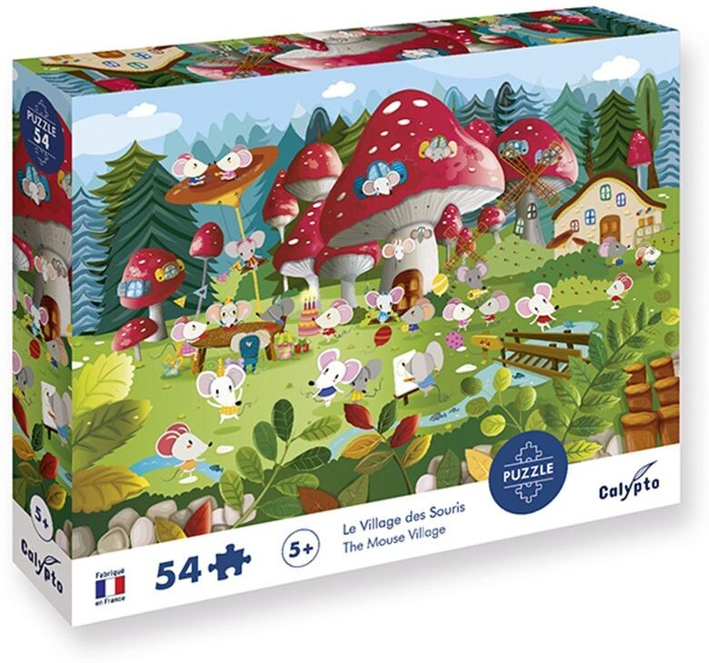 Puzzle 54 pcs Le Village des Souris - Calypto