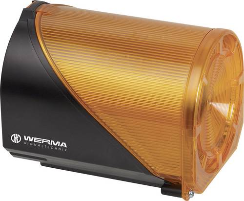Werma Signaltechnik Kombi-Signalgeber 444.300.75 Gelb 24 V/AC, 24 V/DC 110 dB