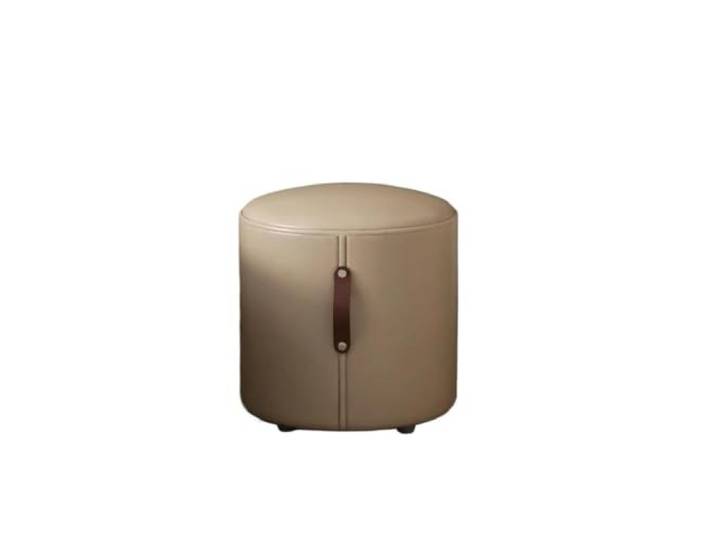 Zymjzbetic Moderner Schminkhocker, Make-up-Lederbank Schuhwechselbank, Wohnzimmer-Freizeitstühle, Frisierstuhl(Brown)