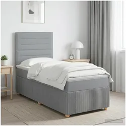 vidaXL, Boxspringbett, Boxspringbett (90 x 190 cm)