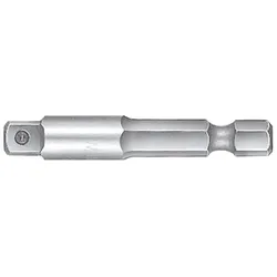 Wiha Werkzeugschaft mit Stift Innenvierkant, Innensechskant 1/4 zoll E6,3 - 04362
