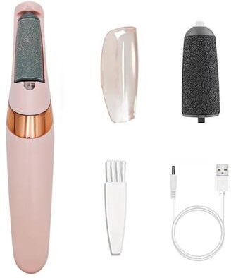Inspired Living Professional Electric Foot Callus Remover Rechargeable Pedicure Kit With Electric Foot File 0663pink
