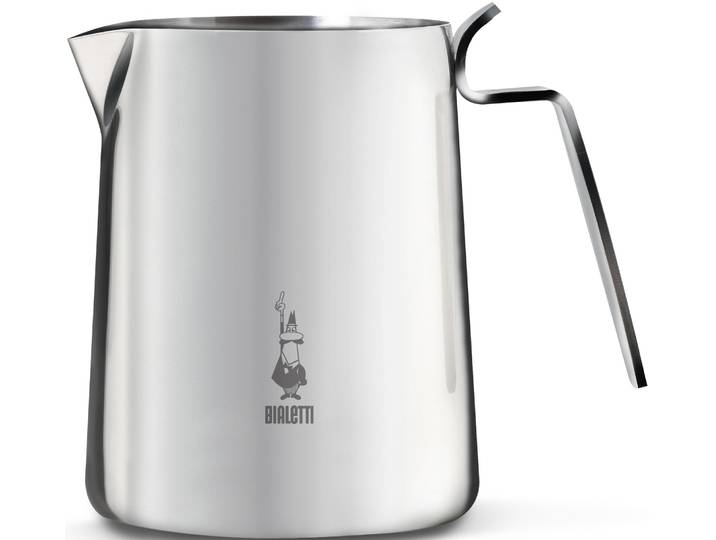 Milchkanne BIALETTI Bricco , silber (edelstahlfarben), 0,3 l, Edelstahl 18/10, Kannen, Milchkanne, Edelstahl 18/10, zum Erwärmen, Kochen und Aufschäumen