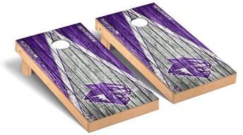 Skip's Garage Abilene Christian Wildcats Triangle Cornhole Board Set