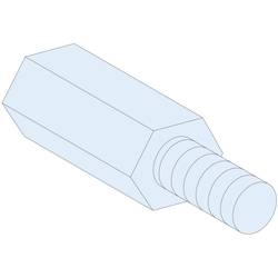 PrismaSeT-P, Abstandshalter, hexagonal,M5,Höhe=55mm,(4Stück) LVS03187 Schneider Electric Inhalt: 1 St.