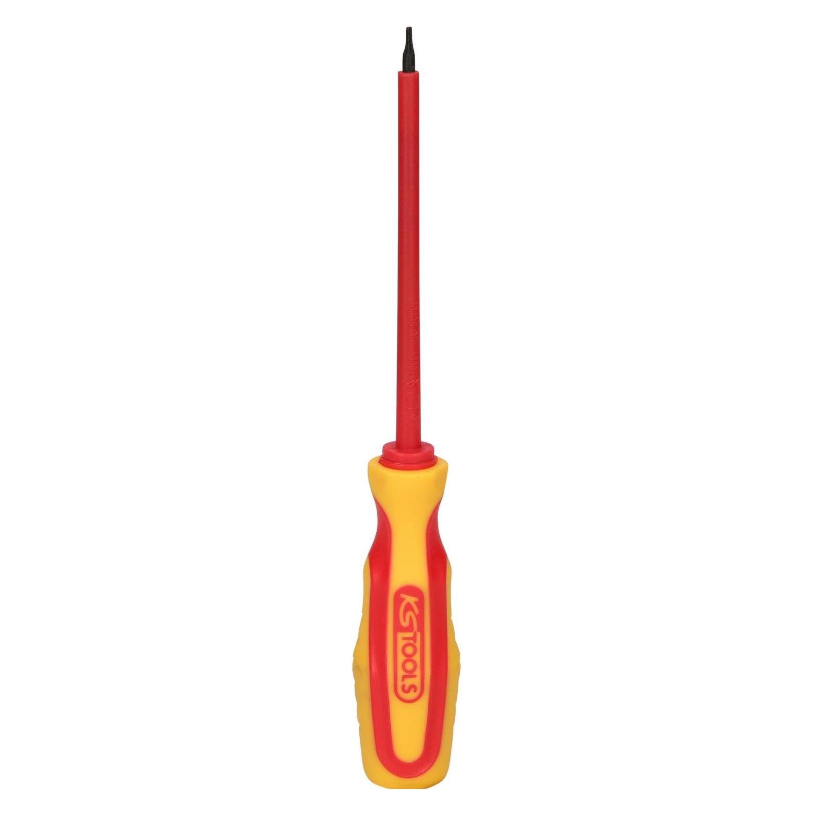KS Tools Werkzeuge-Maschinen GmbH Schraubendreher mit Schutzisolierung für Innen-Torx-Schrauben, T6 (117.2236)