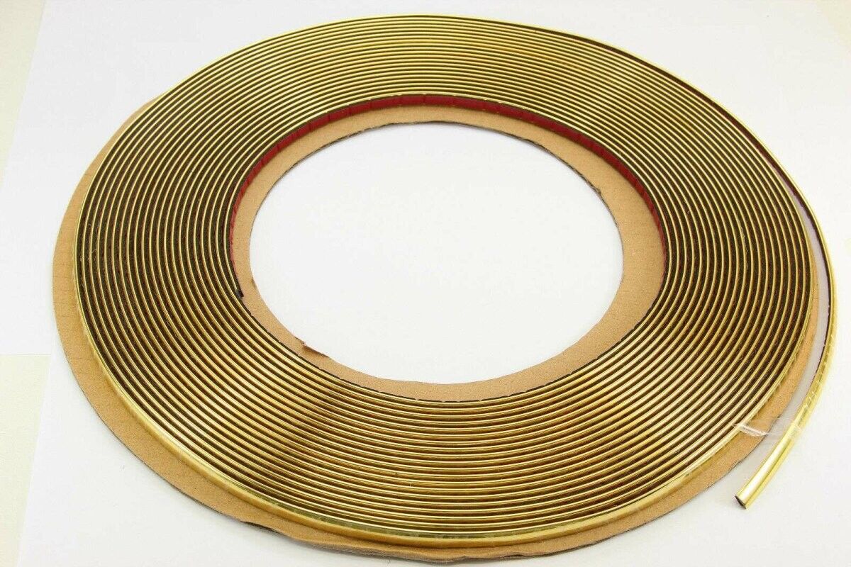 RECAMBO ZL-Gold-6mm Auto Zierleisten