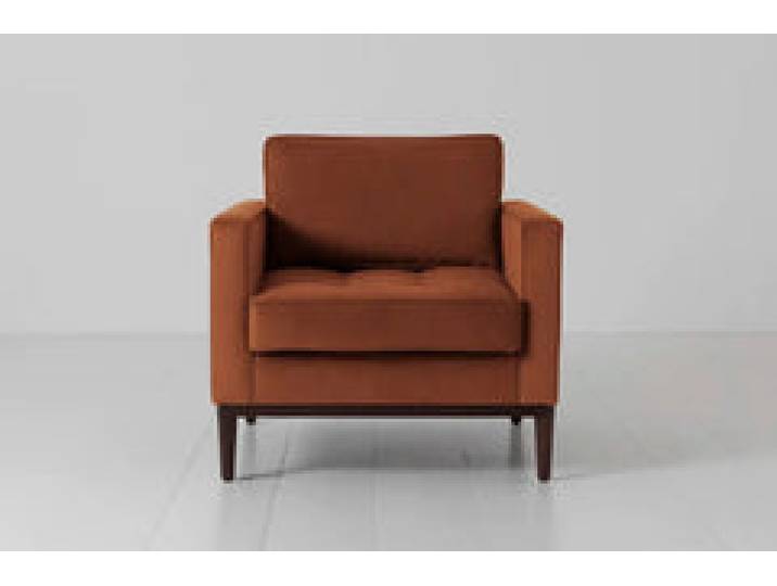 Sessel Model 02, Umbrabraun