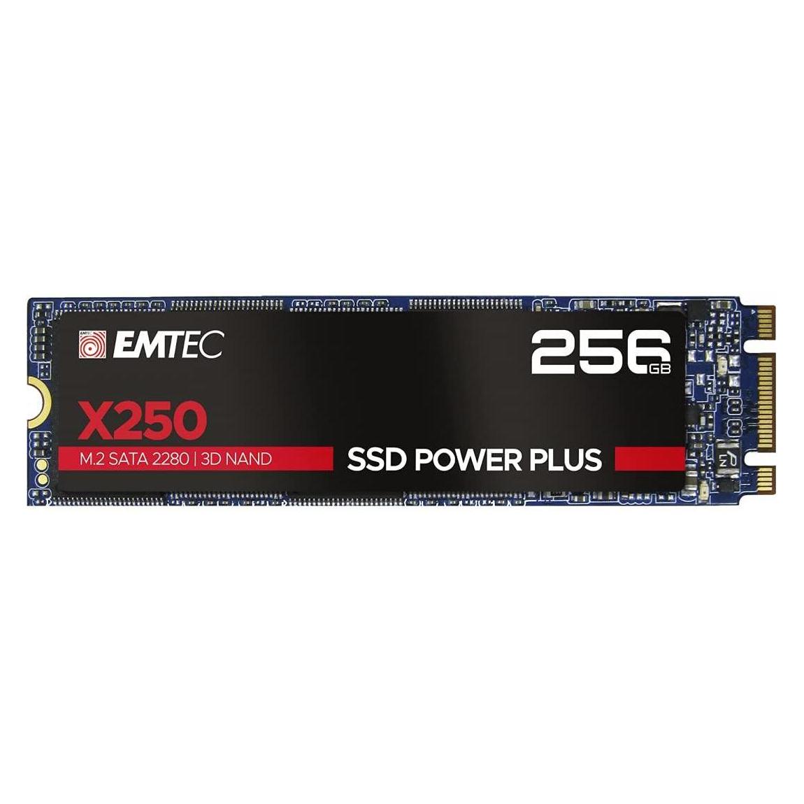 Emtec Festplatten-SSD X250 256 GB M.2 2280 SATA III (ECSSD256GX250) (256 GB, M.2 2280) (ECSSD256GX250)
