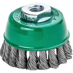LESSMANN Topfbürste Edelstahl gezopft 65x0,5mm