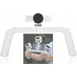 Lensgo Uchwyt Grip Stabilizator do Telefonu Smartfona Telefon 3x Stopka ISO / L3 / Biały, Weiteres Smartphone Zubehör, Weiss