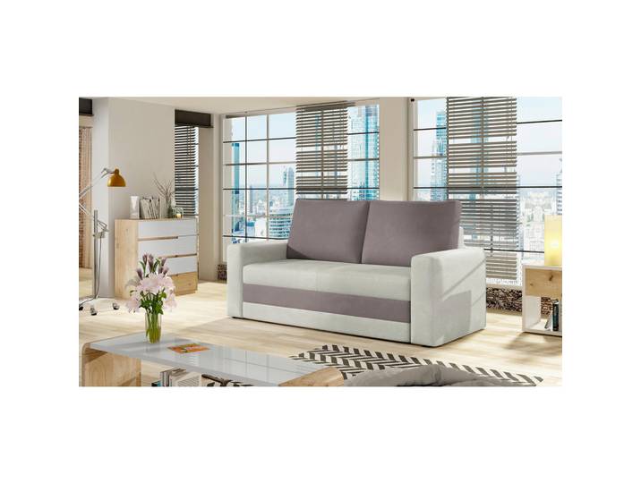 P & B Schlafsofa, Creme, Kunststoff, 150x90x90 cm, Wohnzimmer, Sofas & Couches, Schlafsofas