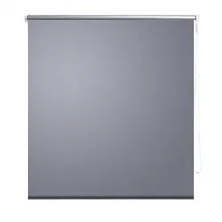 vidaXL Verdunkelungsrollo 3 : Farbe - Grau, Größe - 100 x 175 cm