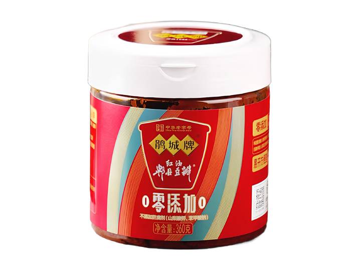 Juan Cheng chilipasta met tuinbonen, zonder toevoegingen, 360 g