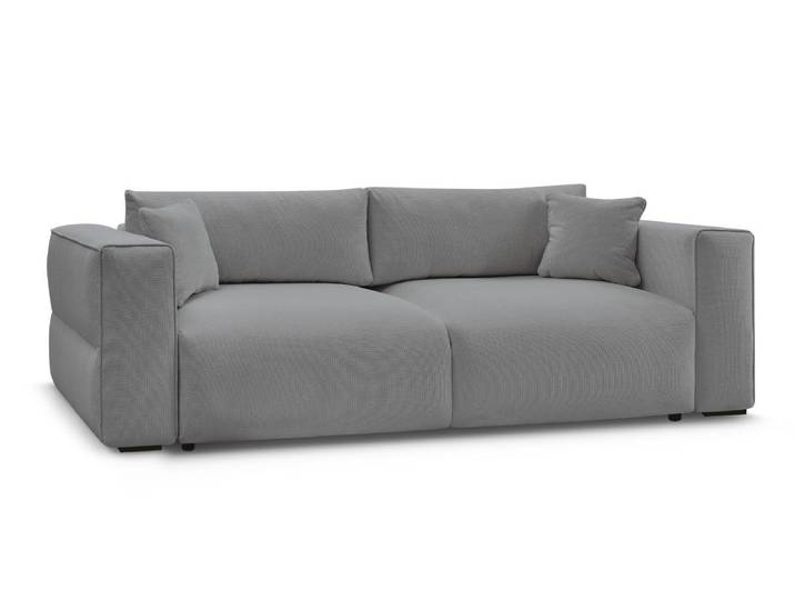 Bobochic Paris Schlafsofa Ezechiel, 3-Sitzer, 265x109 cm, Schlaffunktion + Bettkasten