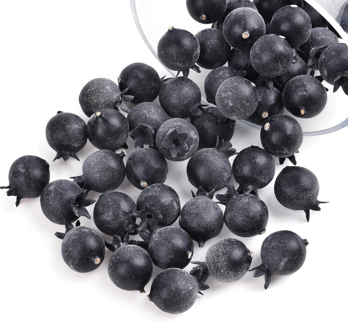50 stuks Kunstmatige bosbessen - Blauw - Levensecht nep fruit voor decoratie