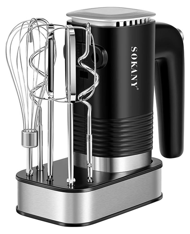 Dripio Handmixer met 800 Watt, 5 standen en 2 mengkommen en gardes