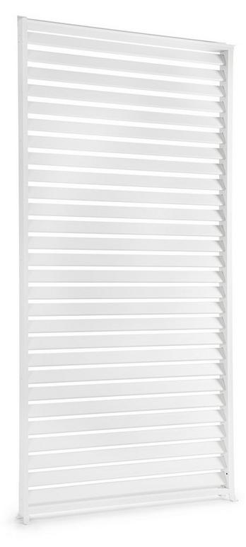 Sonnenschutz Seitenteil für Pavillon Ocean 123,5 x 6 x 238 cm Aluminium Weiß