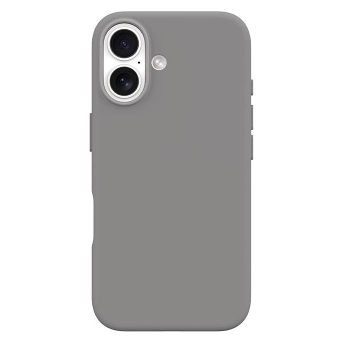 Devia Nature Series grau-weiss / Schutzhülle / Silikon / MagSafe / Apple iPhone 16 (Apple iPhone 16) (6942297116399)