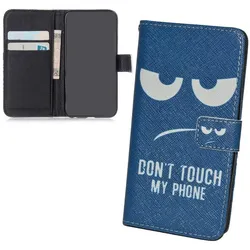 König Design Schutz Hülle für Sony Xperia M5 Dont Touch Tasche Case Cover + 1 Panzer Schutz Glas Neu (Sony Xperia M5), Smartphone Hülle