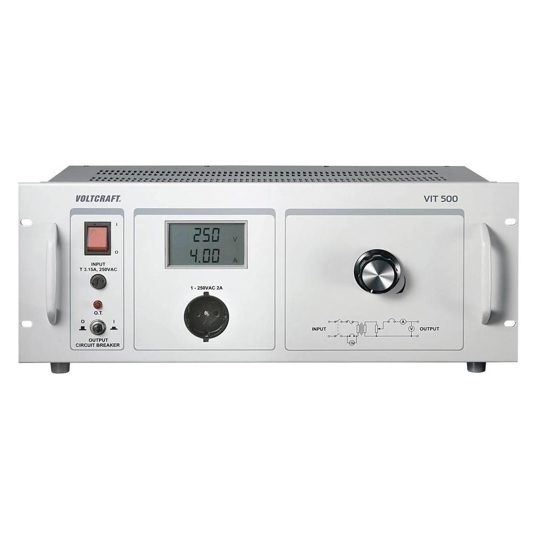 Voltcraft Labor-Trenntrafo einstellbar VIT 500 1 - (VIT 500)