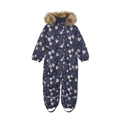 Schneeoverall MINYMO "Schneeoverall MISnow", Mädchen, Gr. 128, N-Gr, blau (parisian night), Obermaterial: 100% Polyester PES., Overalls