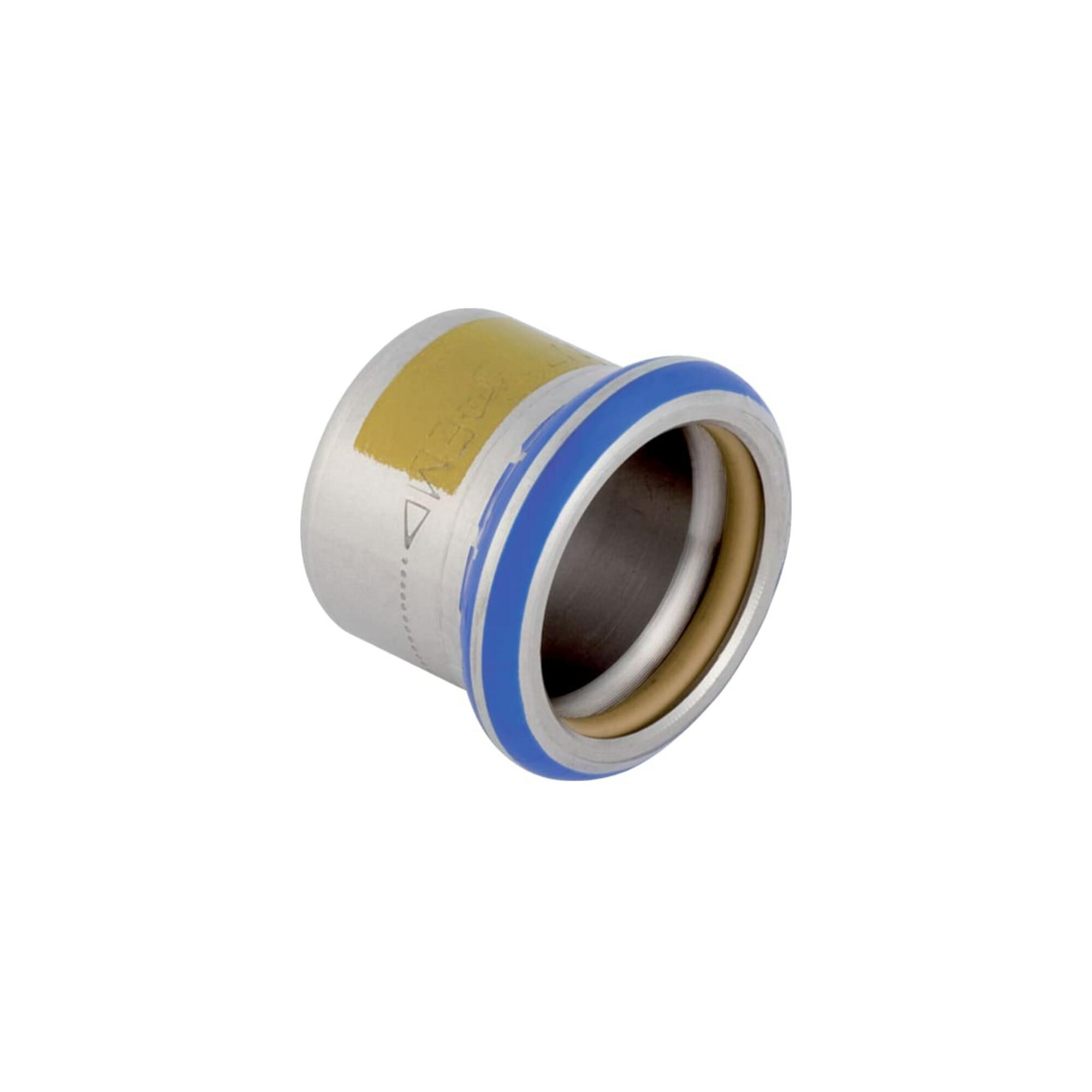 Geberit Gas-Kappe Mapress d 42mm, f Nat und Flüssiggas, Edelstahl (34467)