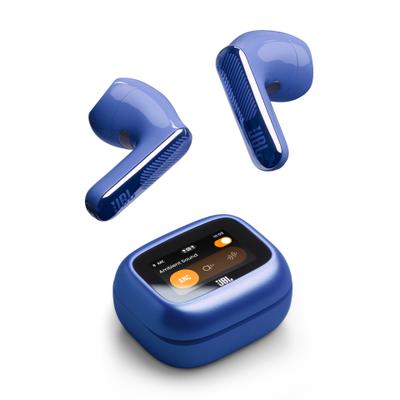 JBL wireless In-Ear-Kopfhörer "LIVE FLEX 4", blau, B:10,5cm H:4,5cm T:16,5cm, Kopfhörer, Kabellose Ohrhörer mit Noise-Cancelling-Funktion