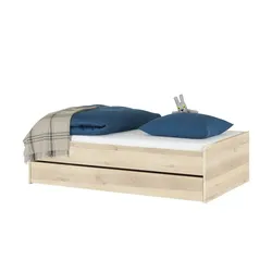 Duobett  Grow Up , holzfarben , Maße (cm): B: 127 H: 54,5