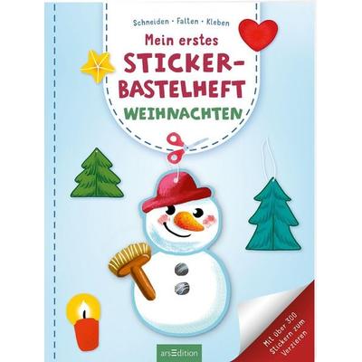 Mein erstes Sticker-Bastelheft – Weihnachten, Taschenbuch von , arsedition, 978-3-8458-6948-3