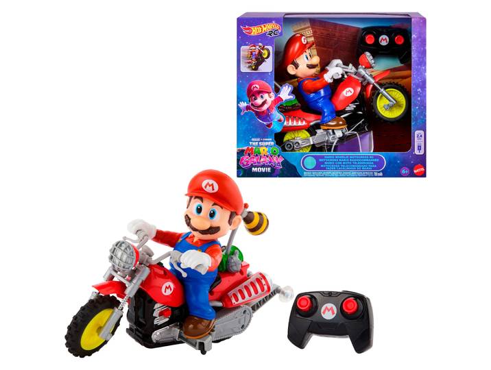 Motocross Mario Kart Télécommandée de Hot Wheels MATTEL