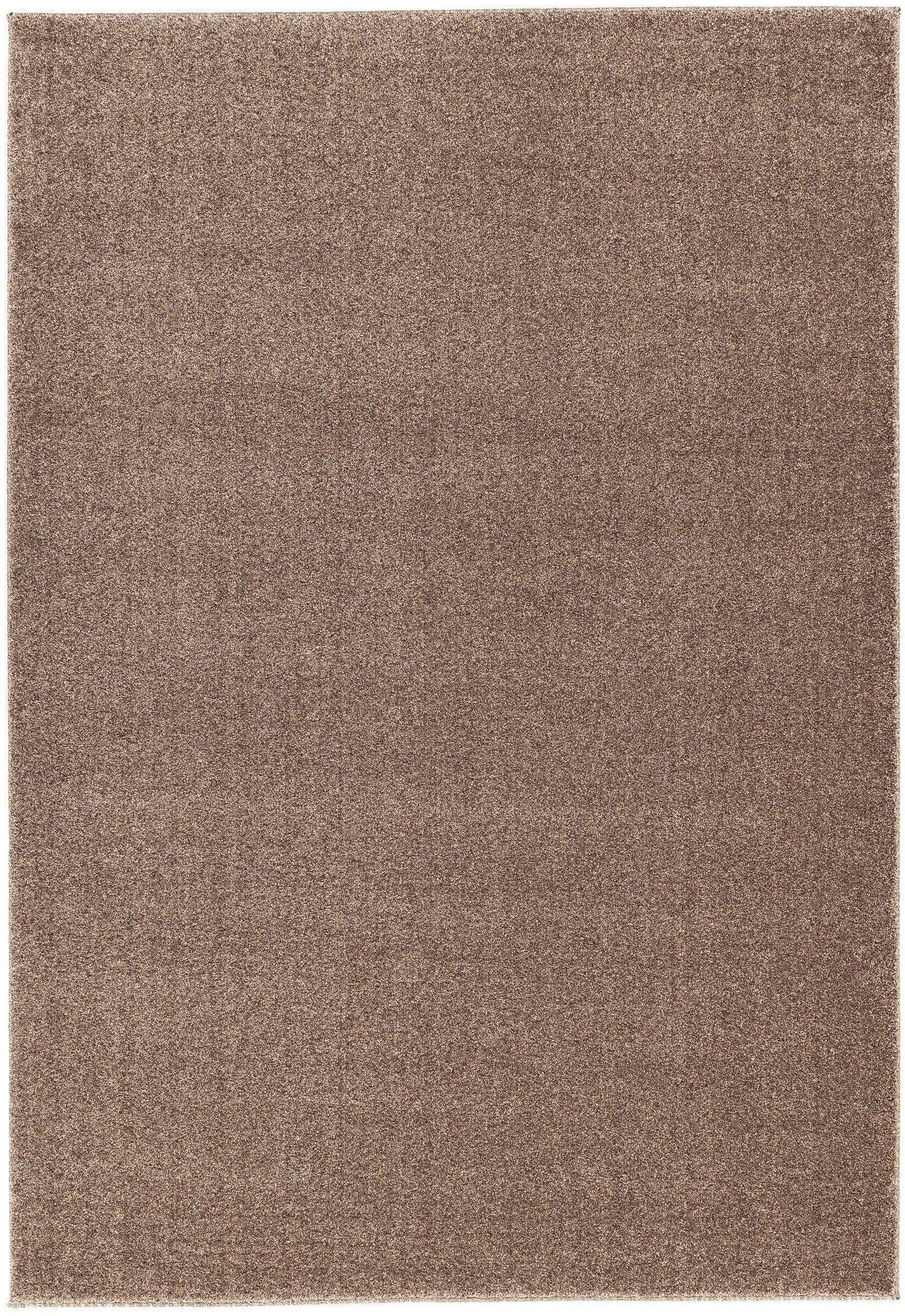 Teppich ASTRA "Samoa Uni" Gr. 31, braun (erdfarben), B:140cm H:20mm L:200cm, Kunstfaser, Teppiche, Teppich, hochwertiger Kurzflor in vielen Farben, Wohnzimmer erdfarben B : 140cm 1 Stk., 20mm, L: 200cm
