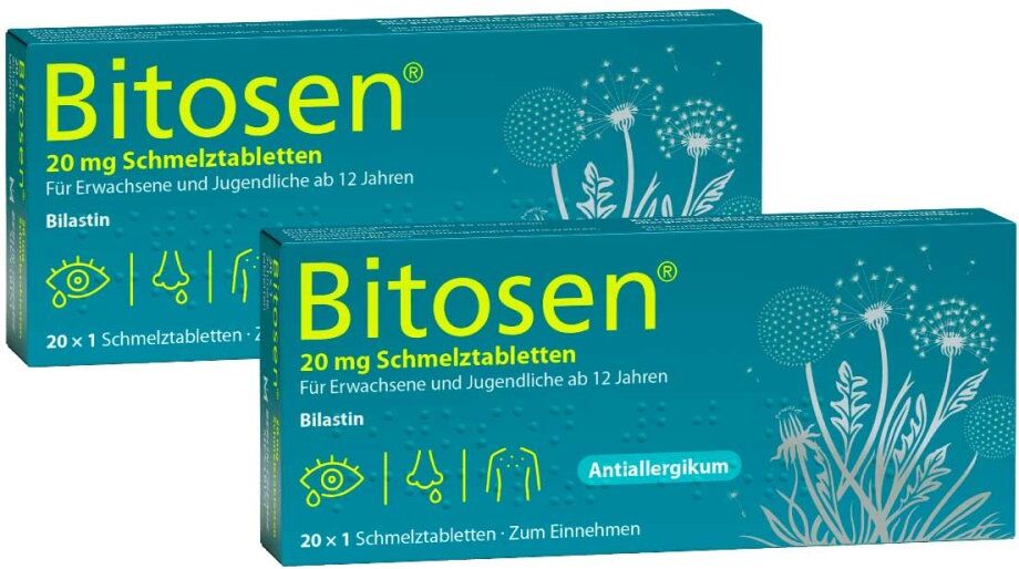 Bitosen 20 mg Schmelztabletten bei Allergien
