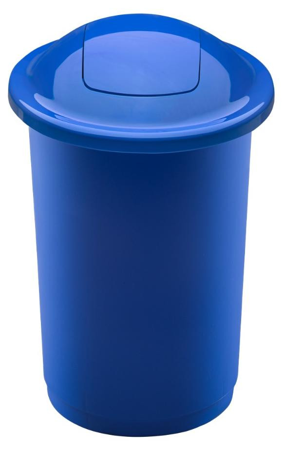 Plafor Topafvalbak 50l Recycling Blauw