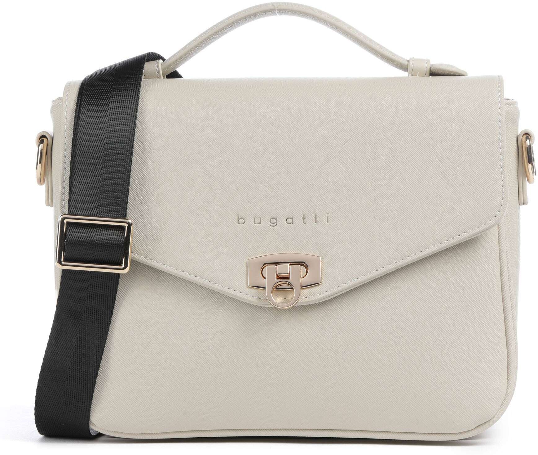 Bugatti Ella Umhängetasche aus Leder, beige