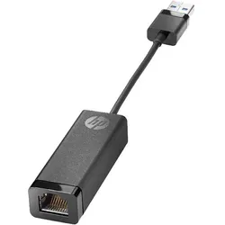 HP USB 3.0 to Gig RJ45, Adapter, G2, Bulk 120 (USB, RJ45 Gigabit Ethernet (1x)), Netzwerk Adapter, Schwarz