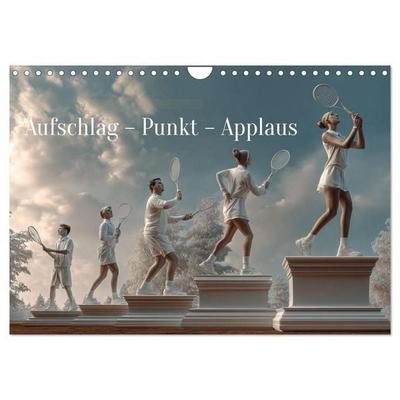 Aufschlag – Punkt – Applaus (Wandkalender 2027 DIN A4 quer), CALVENDO Monatskalender