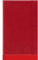 Moleskine libreta clásica tapa dura roja M rayas