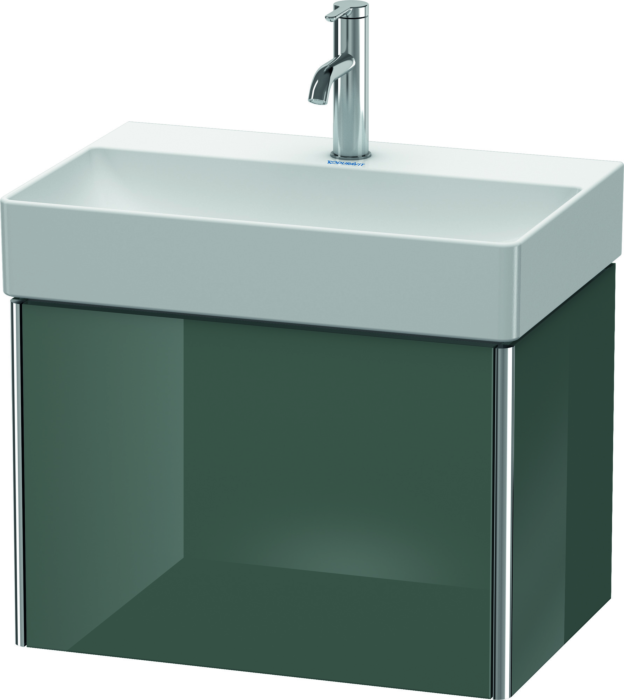 Duravit XSquare Waschtisch-Unterschrank XS406703838 58,4x39,7x39cm, 1 Auszug, Dolomiti Grey hochglanz