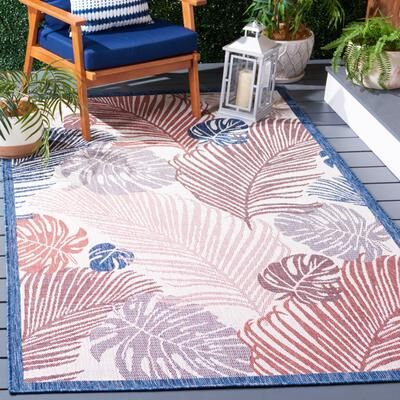 SAFAVIEH Courtyard Soichi Indoor/ Outdoor Rug